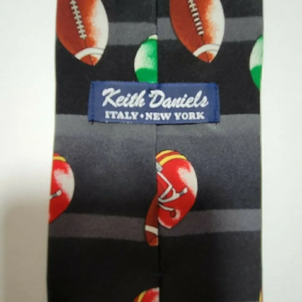 Keith Daniels Football Tie Mens Necktie Helmet 57